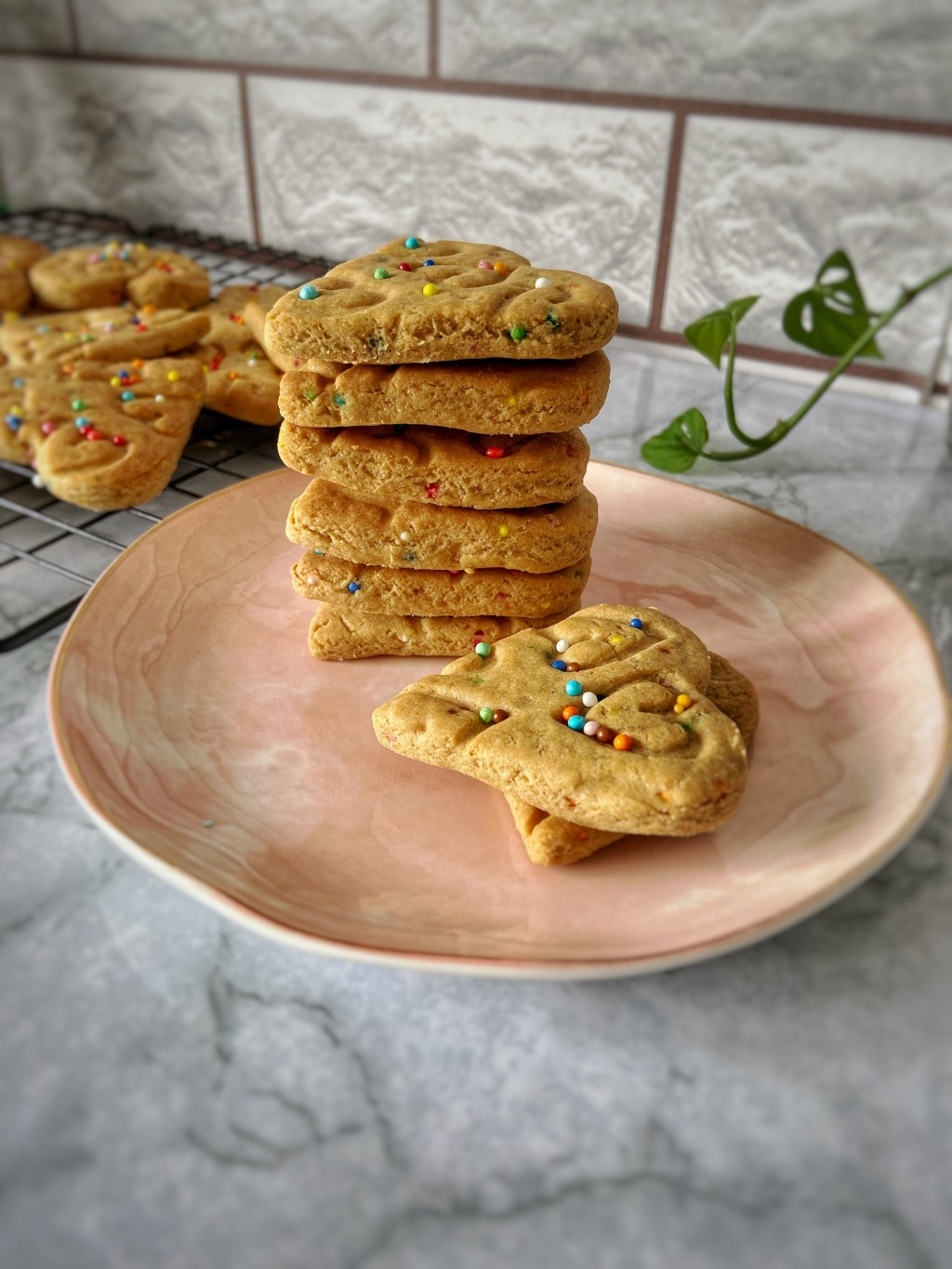 Funfetti Shortbread Cookies