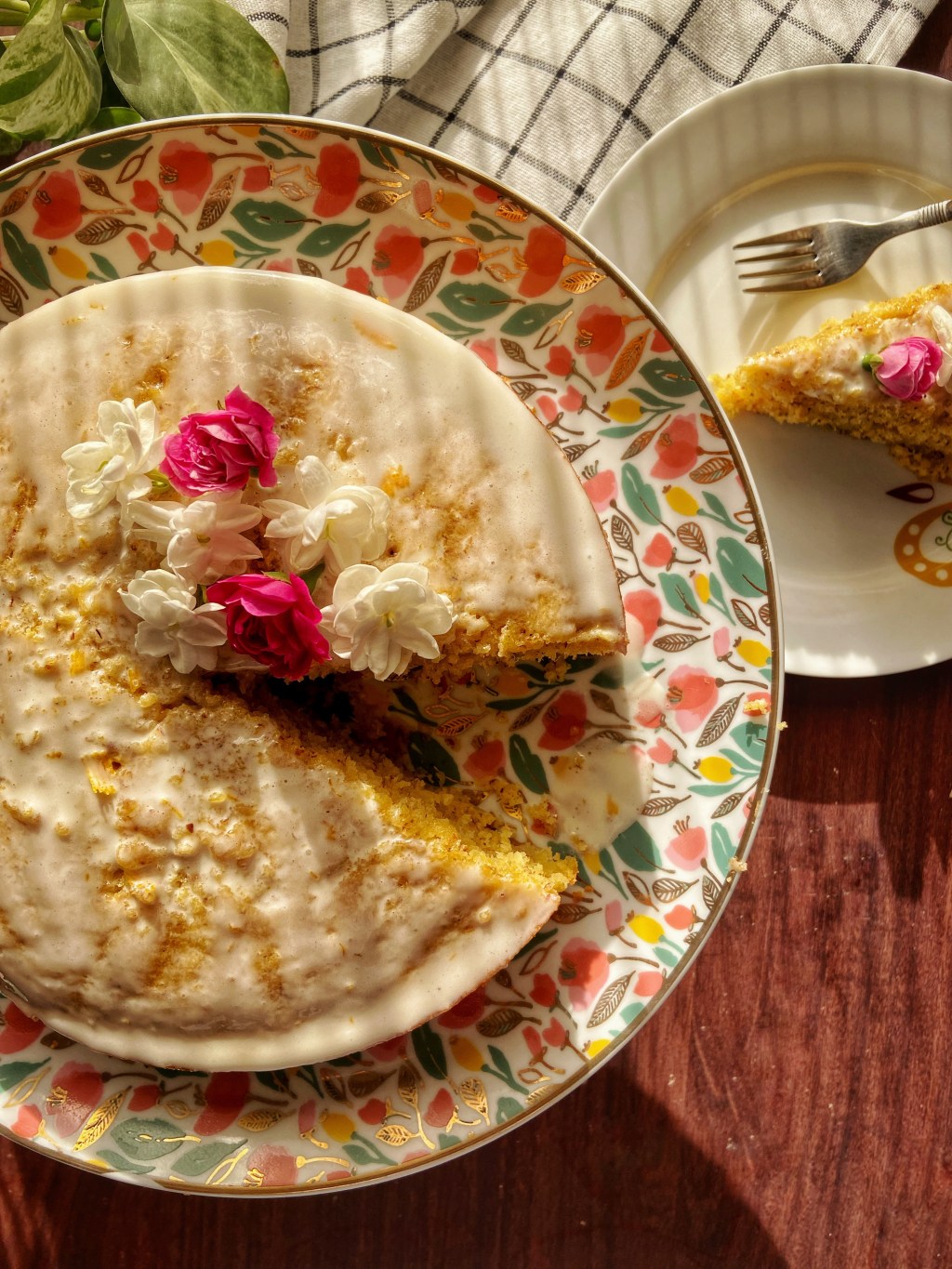 Almond meal whole Orange cake with Orange vanilla&nbsp;glaze