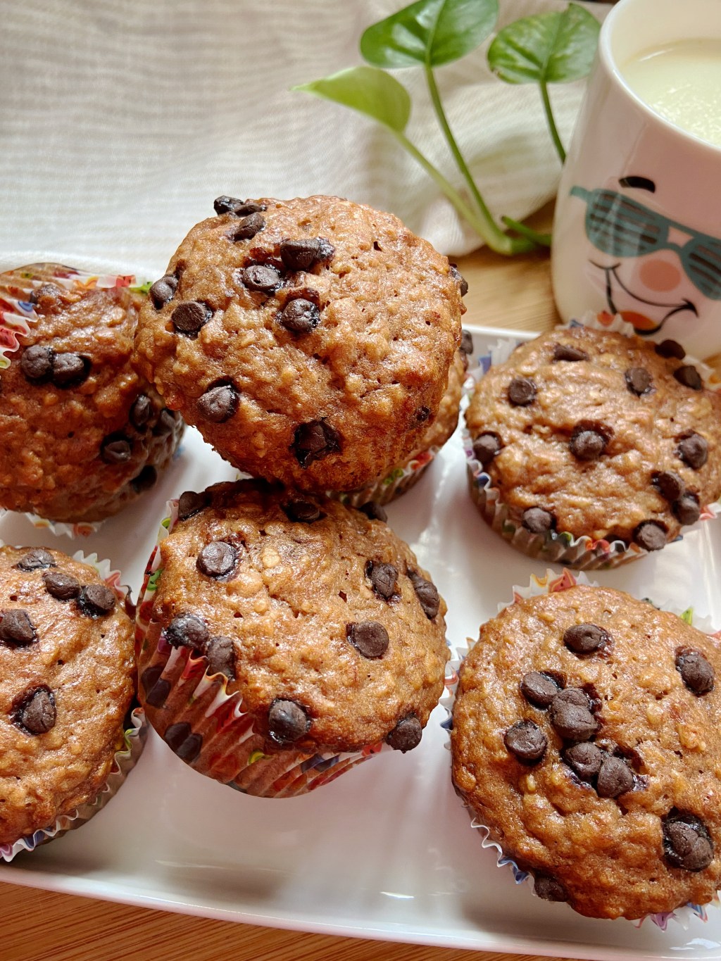 Banana Oats Nutella Breakfast&nbsp;Muffins