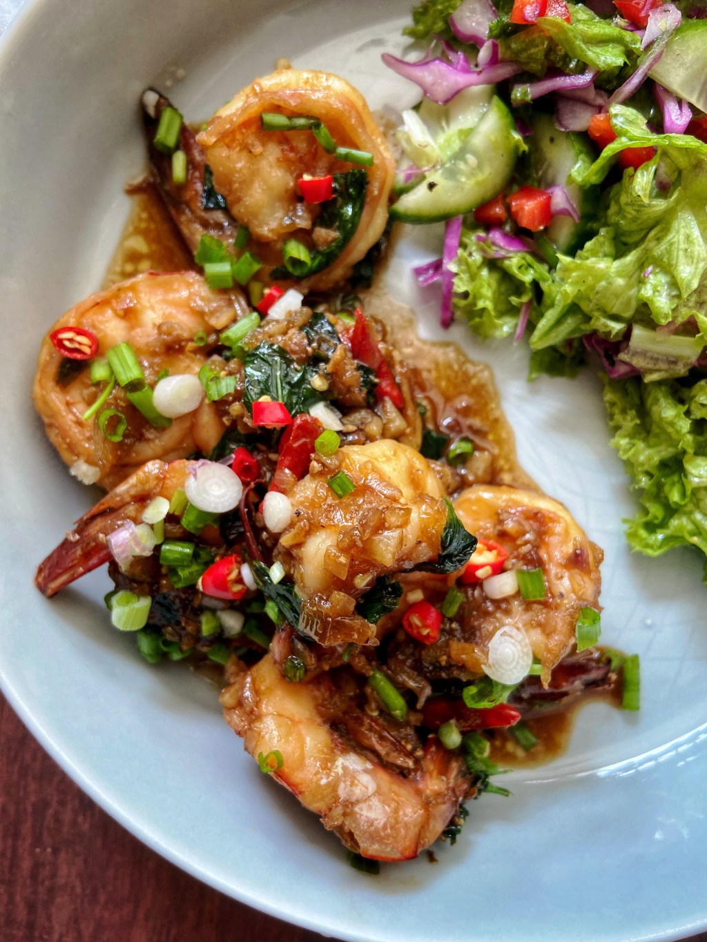 Spicy Basil Tiger&nbsp;Prawns