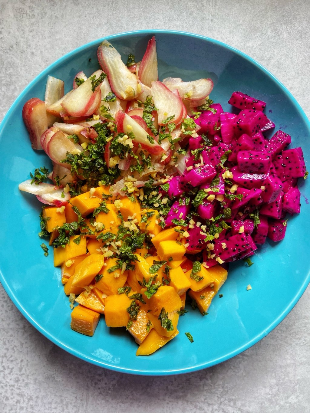 Tropical fruit salad