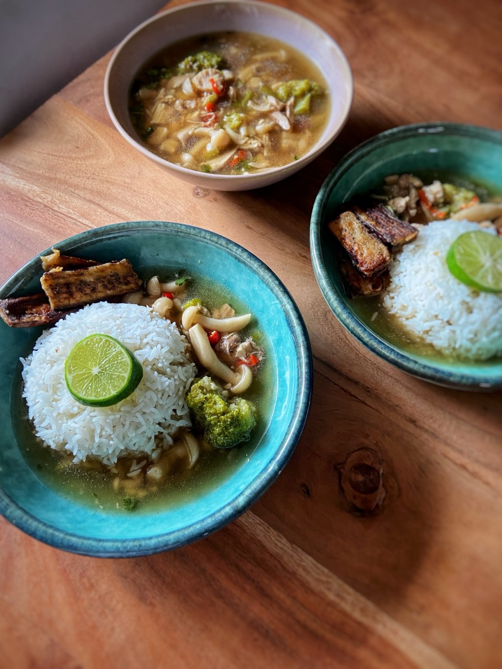 Hearty Chicken Soup with Shimeji&nbsp;Mushroom