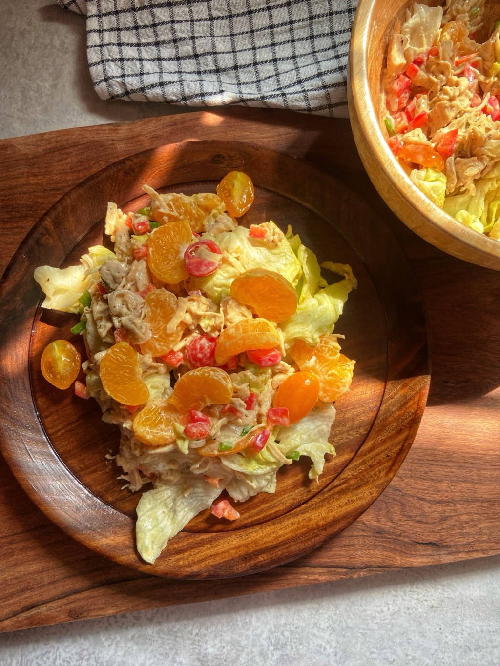 Creamy Chicken Salad with Mandarin Orange